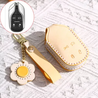 Yellow Remote Key Fob Case Cover Shell For Maserati Quattroporte Ghibli Levante • $42.56