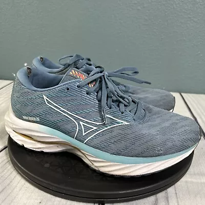 Mizuno Womens Wave Rider 26 411377 5N00 Blue Running Shoes Sneakers Size 8.5 • $38.88