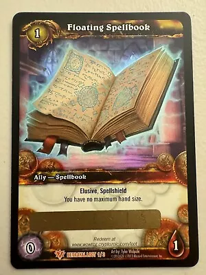 WOW World Of Warcraft TCG Loot Card Floating Spellbook WOW Gusting Grimoire Pet • $12.99