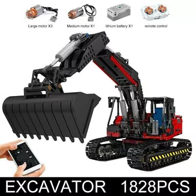 Mould King RC APP Motorized Excavator Truck Bricks Model Toys 17033 • $252.99