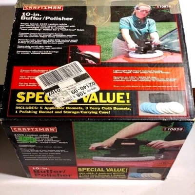 $39.80 • Buy Craftsman (910626) 10  Automobile Buffer /Polisher W/ Storage Case