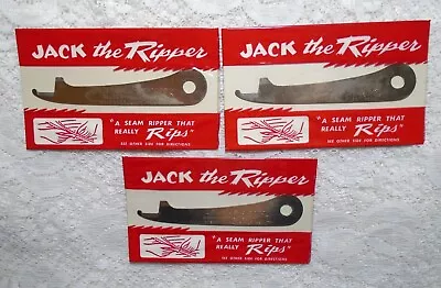 VINTAGE NOVELTY 1960's JACK THE RIPPER SEAM RIPPER COLLECTIBLE SEWING LOT • $12.99