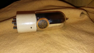 $25 • Buy VINTAGE RADIO TUBE  1920s DeForest Audion TYPE DV2 CERAMIC Base Globe Tube