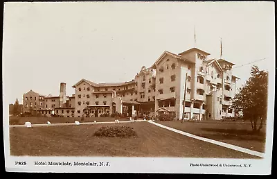 Vintage Postcard 1918 Hotel Montclair Montclair NJ *REAL PHOTO* • $12