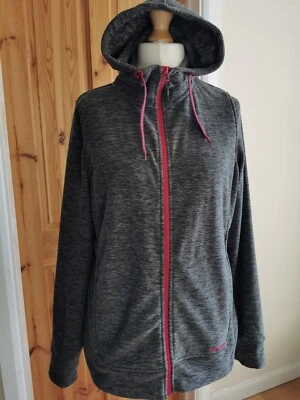 £3.99 • Buy PETER STORM GREY FLEECE JACKET WITH HOOD - UK Size 18