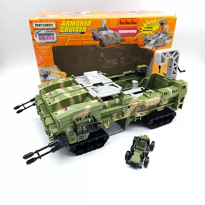 1999 Matchbox Mission Bravo Armored Cruiser Play Set Vintage Car Toy W/ Box • $80