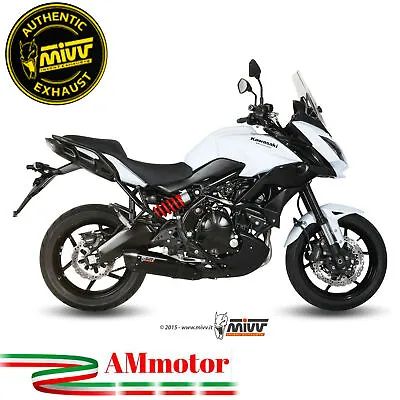 Full Exhaust System Mivv Kawasaki Versys 650 2015 15 Motorcycle Suono Black • $727.95