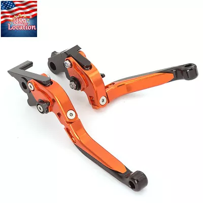 For KTM 390 200 125 DkDuke/RC CNC Fold Extend Brake Clutch Levers Adjustable USA • $35.99