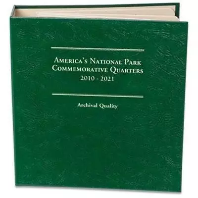 Littleton Album For National Park Quarter Coins Date Set 2010-2021 LCA80 Made US • $26.23