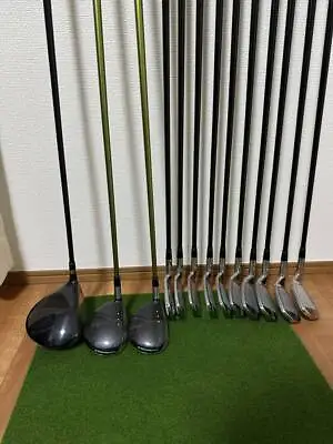 $373.54 • Buy Recommended For Beginners 13 Golf Set Driver 3W 5W Iron 3-Sw Adams American Club