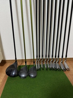 $373.54 • Buy Recommended For Beginners 13 Golf Set Driver 3W 5W Iron 3-Sw Adams American Club