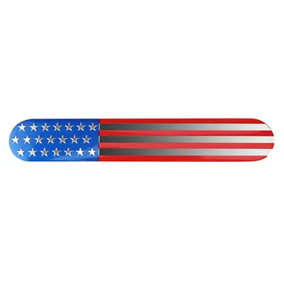 New 6  X 1  3D American Flag Emblem Metal Sticker Badge Decal Decor Cars Trucks • $3.90