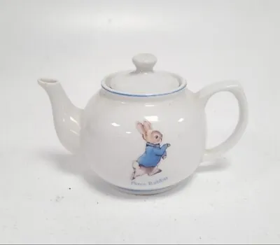 Beatrix Potter Miniature Peter Rabbit Lidded Bone China Teapot 2008 Collectable • £4.99