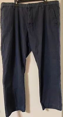 Old Navy Men's Big N Tall Classic Khaki Slim Fit Pant In Navy Size 42/32 • $17