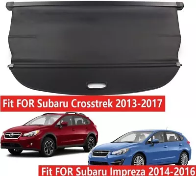 Cargo Cover For Subaru XV Crosstrek 12-17 Impreza 13-16 1Rear Trunk Accessories • $69.99