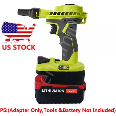 1PCS Porter-Cable 20V Li-Ion Battery To Ryobi 18V One+ Tools Adapter W/USB SlOT • $16.88