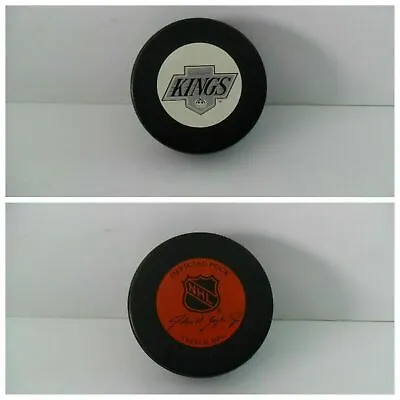 Vintage Los Angeles Kings Game Puck - 1988 1998 Logo - TRENCH MFG John Ziegler  • $16.99