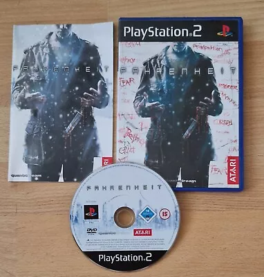 Fahrenheit Sony PlayStation 2 PS2 PAL Game 2005 Complete • £5.99