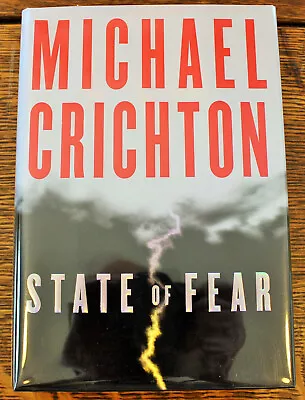 Michael Crichton State Of Fear SIGNED INSCRIBED True 1st Edition 1st Printing HC • $49.99