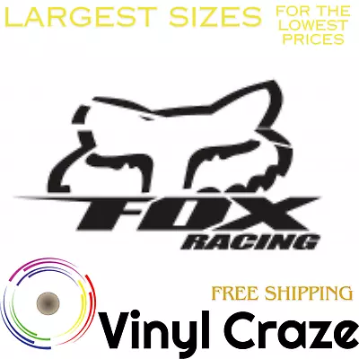 Fits 4.5 -22  Fox MX ANY Color Vinyl Decal Sticker Racing Motocross Dirt Bike • $36.99