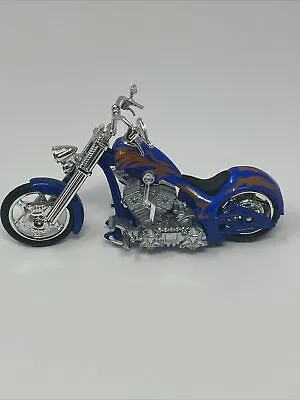 Iron Legends | Orange County Choppers Motorcycle Blue Orange Silver | Toyzone • $26.99