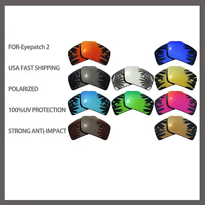 $6.38 • Buy Replacement Polarized Lenses For-Oakley Eyepatch 2 Sunglasses Anti Scratch