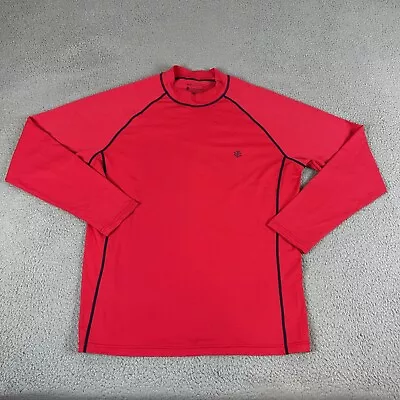 Coolibar - UV Swim Shirt Men Res Large 100% Polyester Crew Long Sleeve Pullover • $16.09