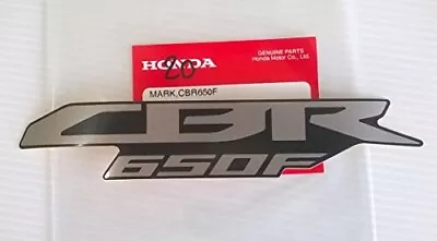 Honda Cbr650f Silver / Black Decal Sticker Logo Badge *** Genuine Honda *** • £4.85