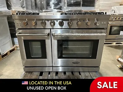 48 In. Gas Range 6 Burners Stainless Steel (OPEN BOX COSMETIC IMPERFECTIONS) • $1835.99