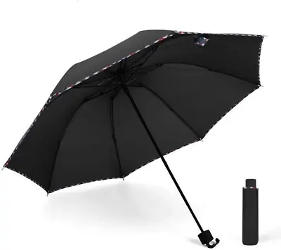 $23.99 • Buy Big Compact Portable Folding Umbrella With 10 Rib UV Manual Open/Close Function