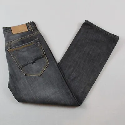 Maddox Jeans Mens Size 31 Blue Zip Denim Mid Rise Tapered #479 • £15.44