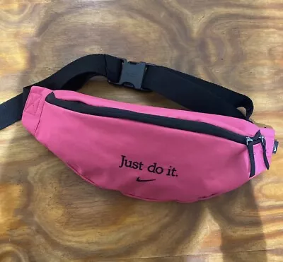 Nike Heritage OG ‘Just Do It’ Side / Bum Bag Pink • $80