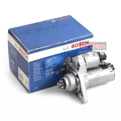 $127.31 • Buy OE Starter Motor Bosch For VW Golf Jetta Passat CC AUDI A3 TT 5MT 6MT 02Z911023G