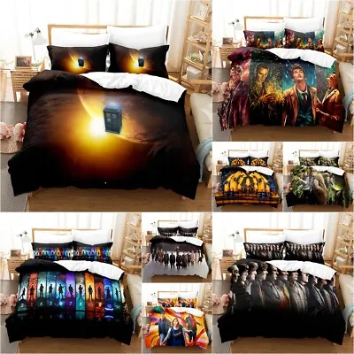 £44 • Buy Doctor Who Duvet Cover Bedding Set+Pillowcase  Quilt Cover Size Single/Double