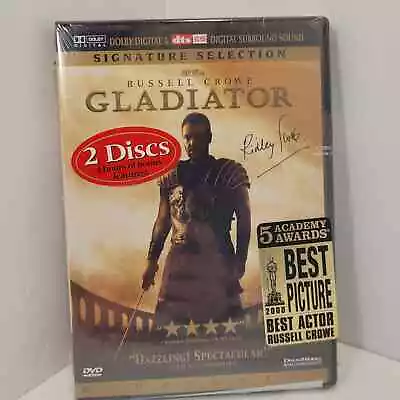 DreamWorks Gladiator DVD Signature Selection 2 Disc Special Edition New Sealed  • $12.99