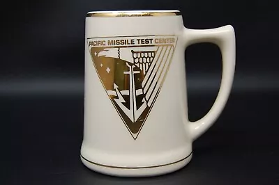 Vintage Pacific Missile Test Center Point Mugu Military Coffee Mug Cup AS-IS • $20