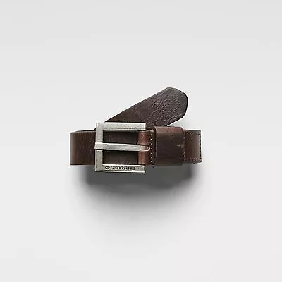 NWT Men's G-Star Raw Duko Leather Belt Dark Brown Size 28 30 32 34 36 SOLD OUT • $37.50