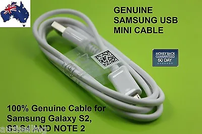 ORIGINAL GENUINE Samsung USB MICRO Charging Data Cable For Galaxy S5 S4 S3 Note2 • $7.50