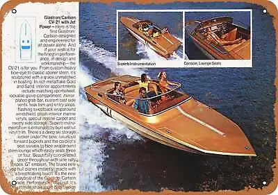 Metal Sign - 1971 Glastron Speedboats - Vintage Look Reproduction • $18.66