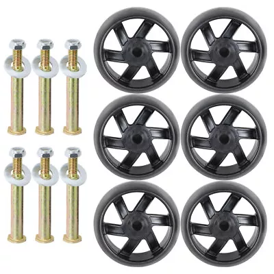 6 Pack For Husqvarna Deck Wheels And Hardware Kit 589527301 AYP Sears 174873 • $34.02