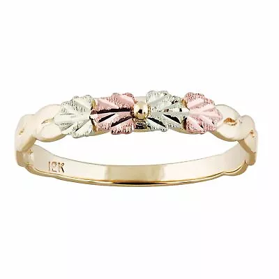 Petite Four Leaves Black Hills Gold Ring --- In Stock Ships Immediately • $181.85