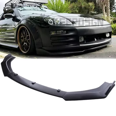 Black Front Bumper Lower Lip Spoiler Splitter Body Kit For Mitsubishi Eclipse • $89.11