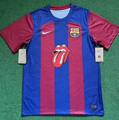 NWT Barcelona 23/24 Rolling Stones Home Jersey (Large) • $109