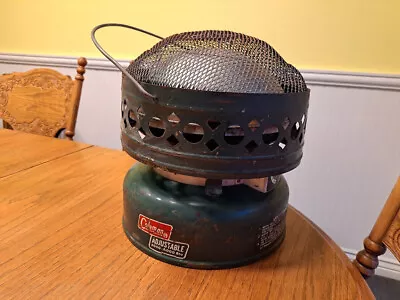 Vintage COLEMAN 515 Dial-Temp CATALYTIC HEATER 5000 - 8000 BTU Adjustable • $29.73