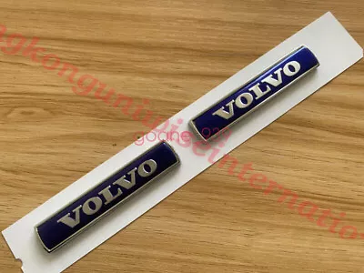 2pcs Metal Blue For Volvo Car Emblem Badge Sticker Side Skirts Badge Logo • $18.99