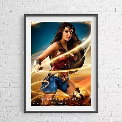 DC COMICS SUPERHERO WONDER WOMAN POSTER PICTURE PRINT Sizes A5 To A0 **NEW** • $16.95