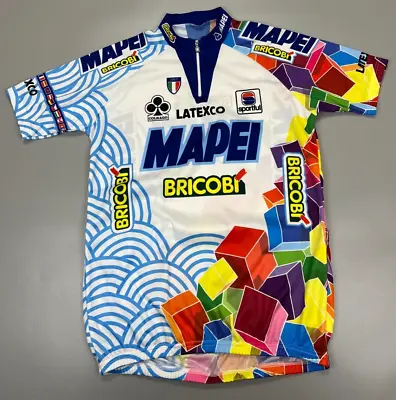 Mapei 1997 Colnago Sportful Autograph Signed Vintage Size L-XL • $87.14