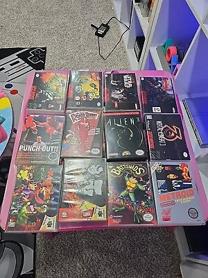 Video Game Empty Case Lot 18. N64 Snes Nes • $65