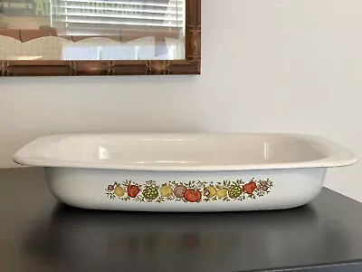 Vintage CorningWare P-21 'Spice Of Life' Lasagna/Roaster/Open Casserole Pan Dish • $12.99