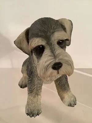 Country Artists Schnauzer Resin  Dog Figurine 3” X 4”. • $14.95